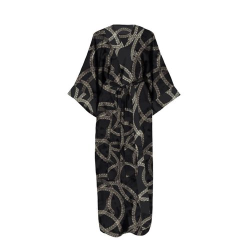 Women's Black / Gold Robe In...