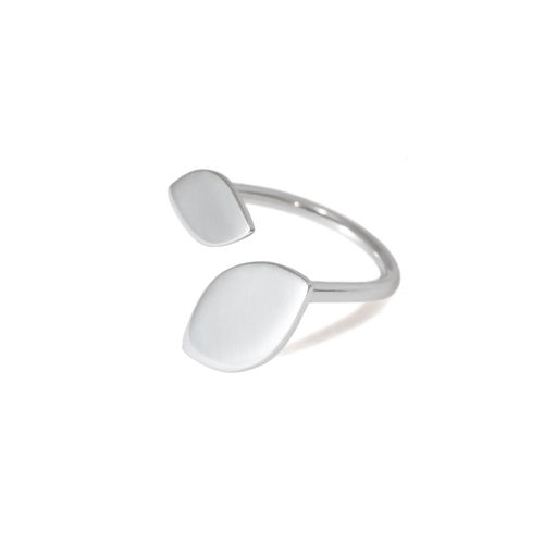 Women's Silver Leaf Ring Eola