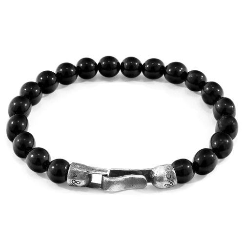 Men's Black Onyx Nachi Silver...