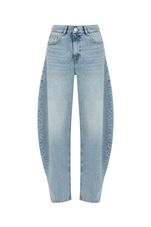 Blue High Waisted Jeans Large...