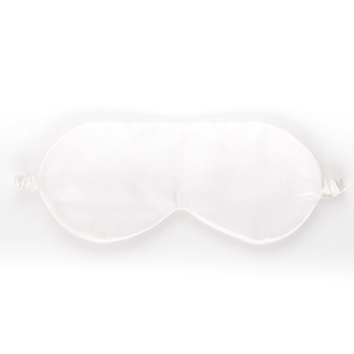 White Silk Eye Mask Gelso...