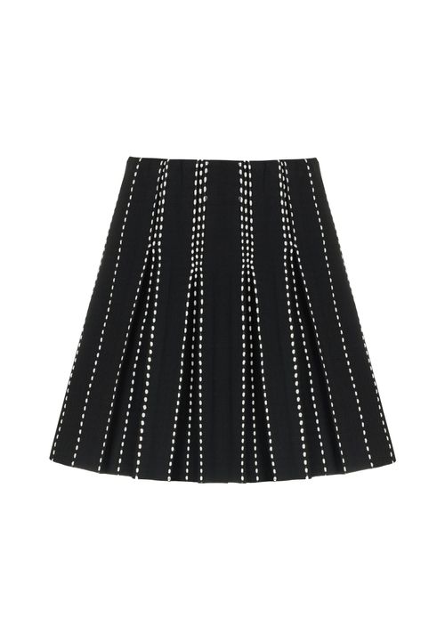 Women's Black Pleated Mini...