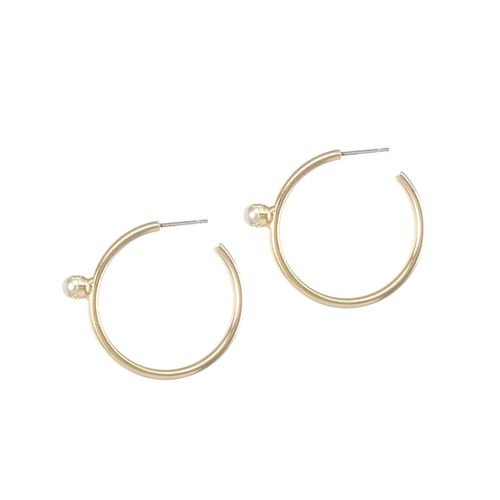 BIKO - Pearl Floret Hoops...