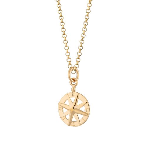 Women's Gold Plated Compass...