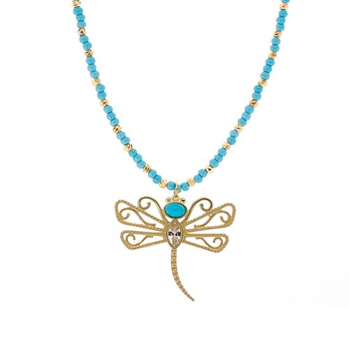 Women's Gold / Blue Turquoise...