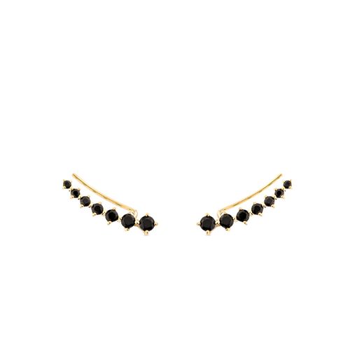 Women's Black / Gold Pure Ear...