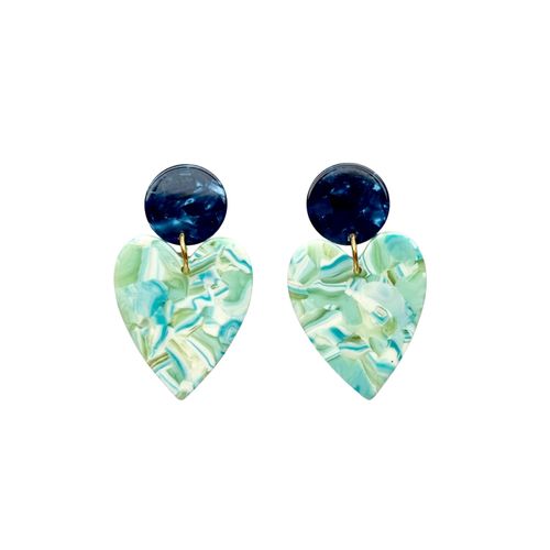 Women's Green / Blue Heart...