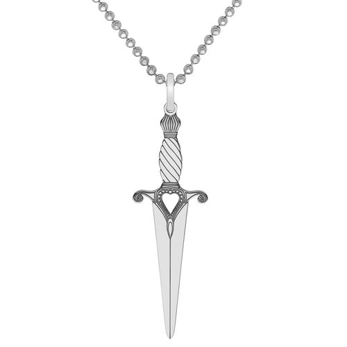 Women's Large Silver Dagger...