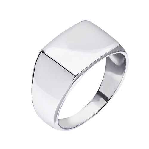 Mens Signet Ring In Sterling...