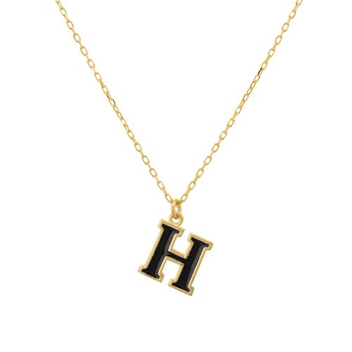 Women's Gold / Black Initial...