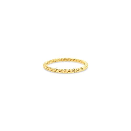 Women's Twisted Ring-Gold...