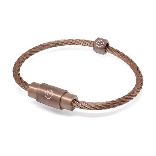 Men's Cable Rose Gold...
