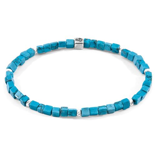 Men's Silver / Blue Turquoise...