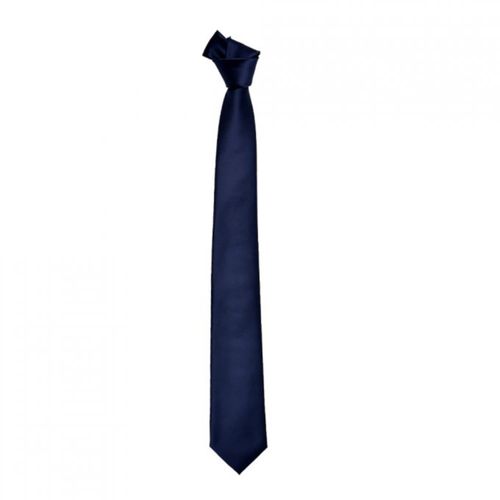 Men's Blue Plain Woven Tie -...