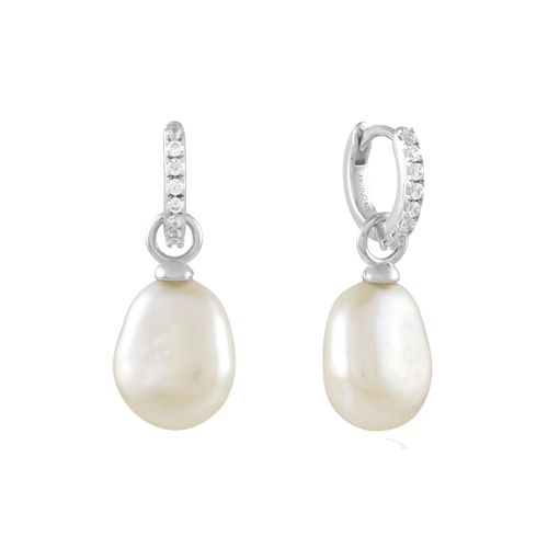 Women's Silver Baroque Pearl...