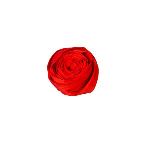 Women's Red Rose Brooch Moos...