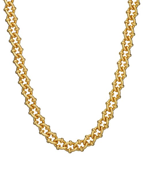 Women's Twisted Link Necklace...