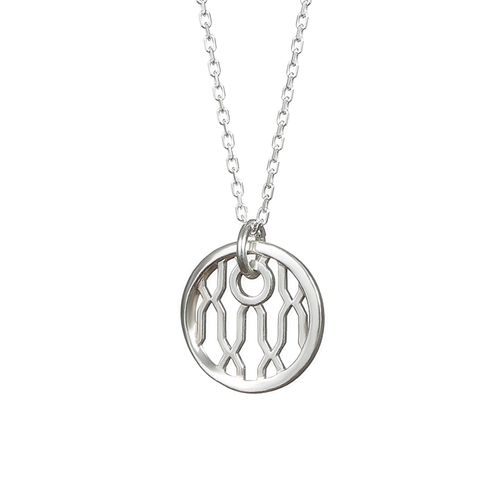 Women's Silver Helix Necklace...