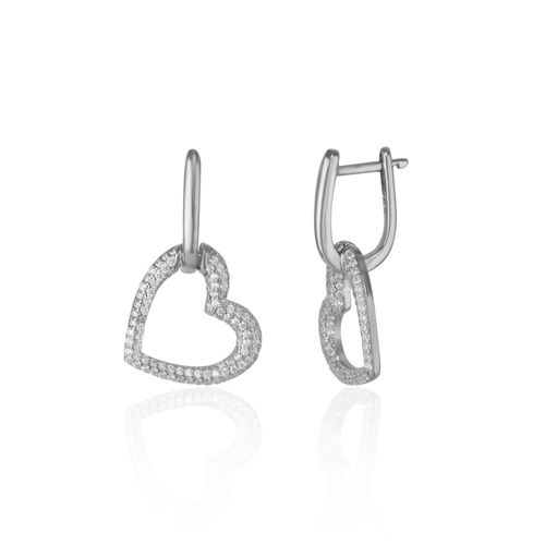 Women's Chunky Heart Sterling...