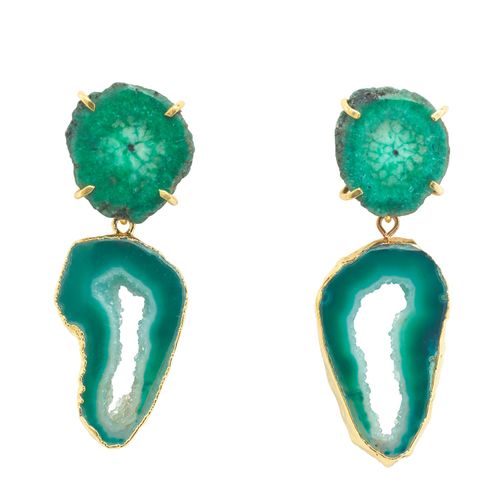 Women's Green Gemstone...