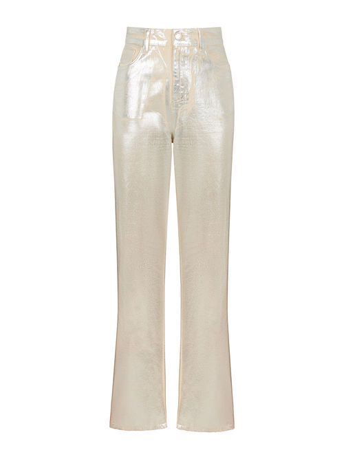 Women's Metallic Straight Leg...