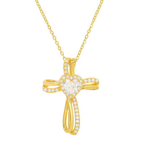 Women's Gold Heart-Cut...