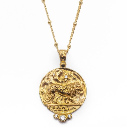 Women's Clio Lion Necklace -...