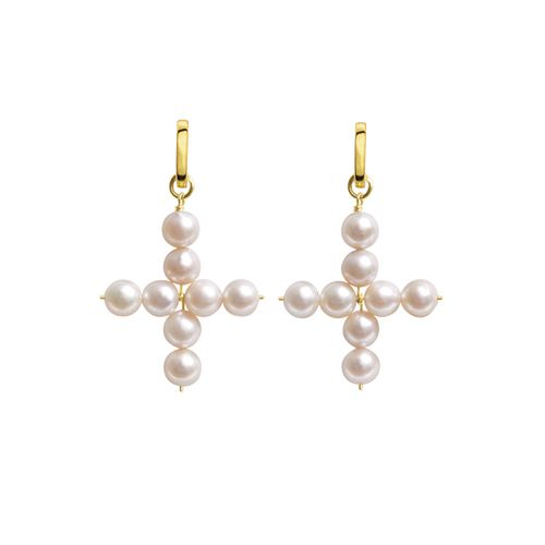 Women's Aelia Cross Pearl...