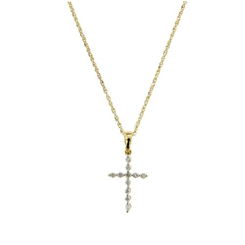 Women's Diamond Cross Pendant...