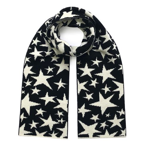 Black / White Stars Wool &...