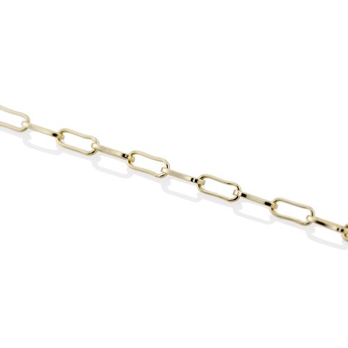 Women's Gold Paperclip Chain...