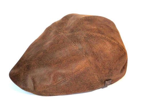 Alex Rust Brown Leather Cap...