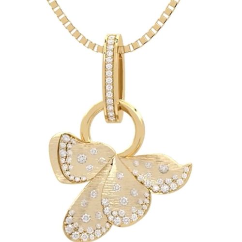 Women's Gold La Fleur Pendant...