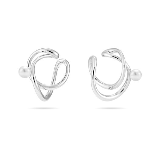 Women's Infinity Pearl Ear...