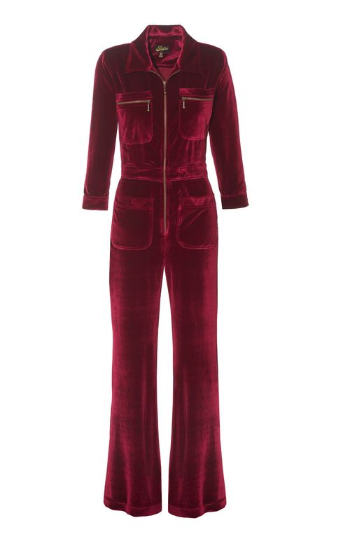 Women's Red Margo Velour...