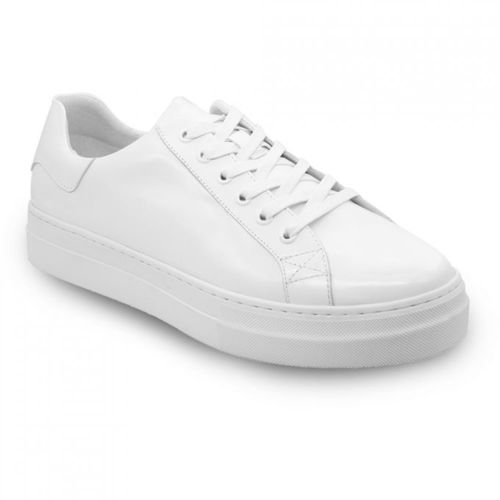 Men's Leather Sneakers -...