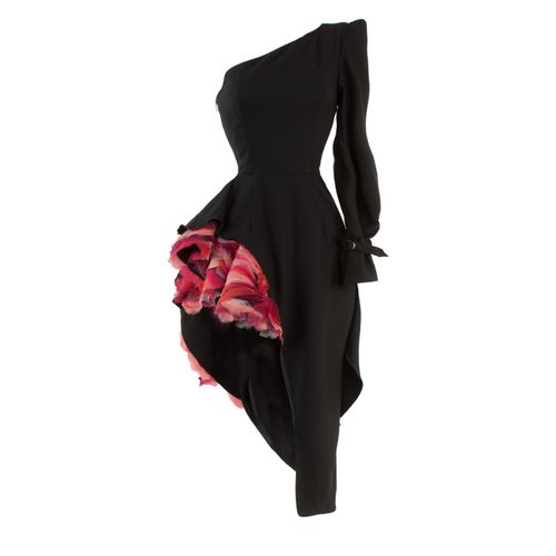 Women's Black Asymmetrical...