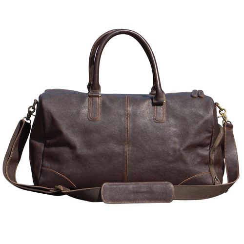 Men's Genuine Leather Gym Bag...