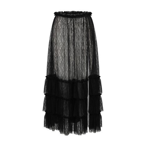 Women's Black Skirt Dentelle...