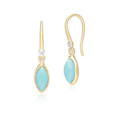 Women's Marquise Turquoise &...