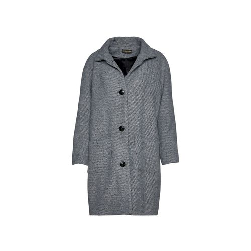 Women's Wool Blend Grey Coat...