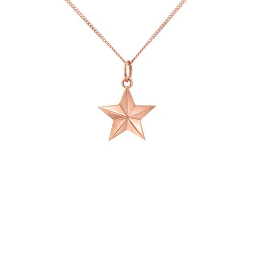 Women's Rose Gold Mini Star...