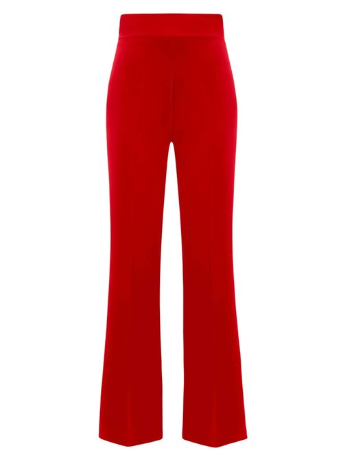 Women's Red Pearl High-Waist...