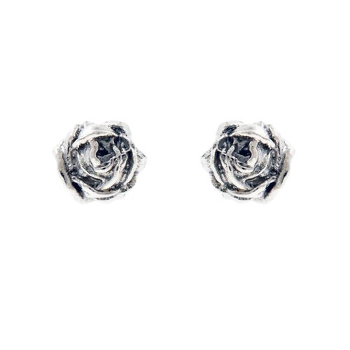 Women's Tiny Rose Stud...