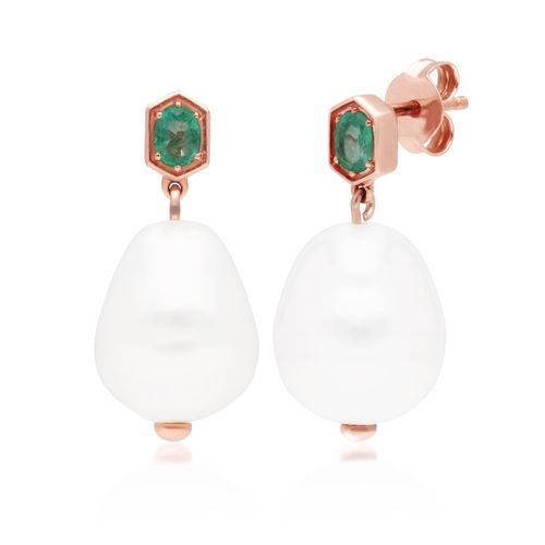 Women's Green Baroque Pearl &...