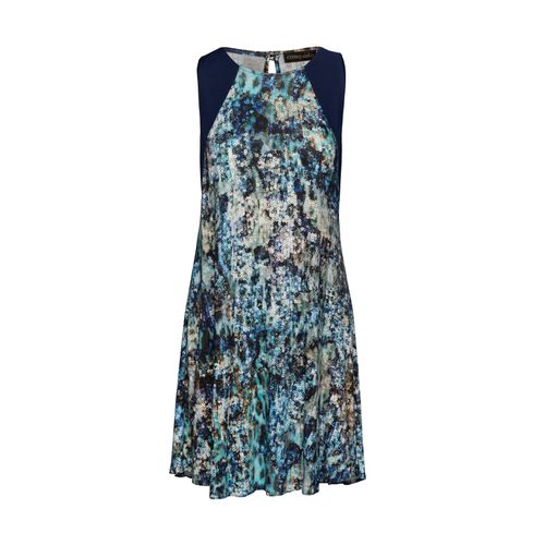 Women's Navy Blue Print Dress...