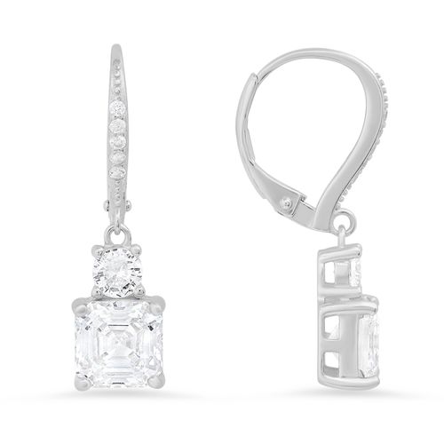 Women's Dangling Asscher And...