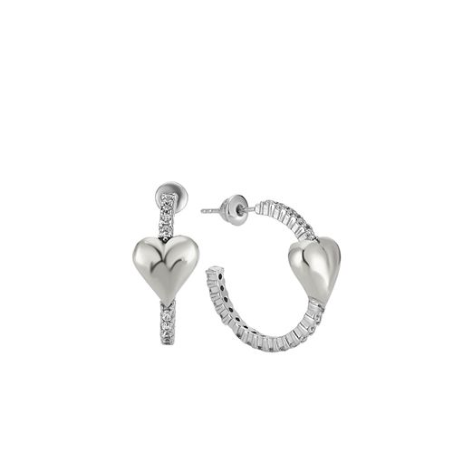 Women's Hoop Heart Pave...