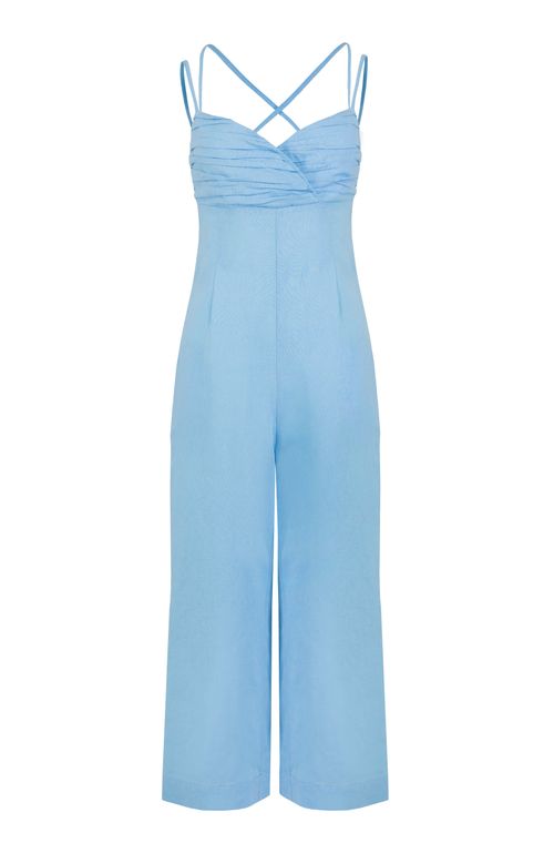 Women's Linen-Blend Jumpsuit...