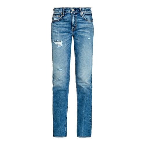 Blue Ella Low Rise Mom Jeans...